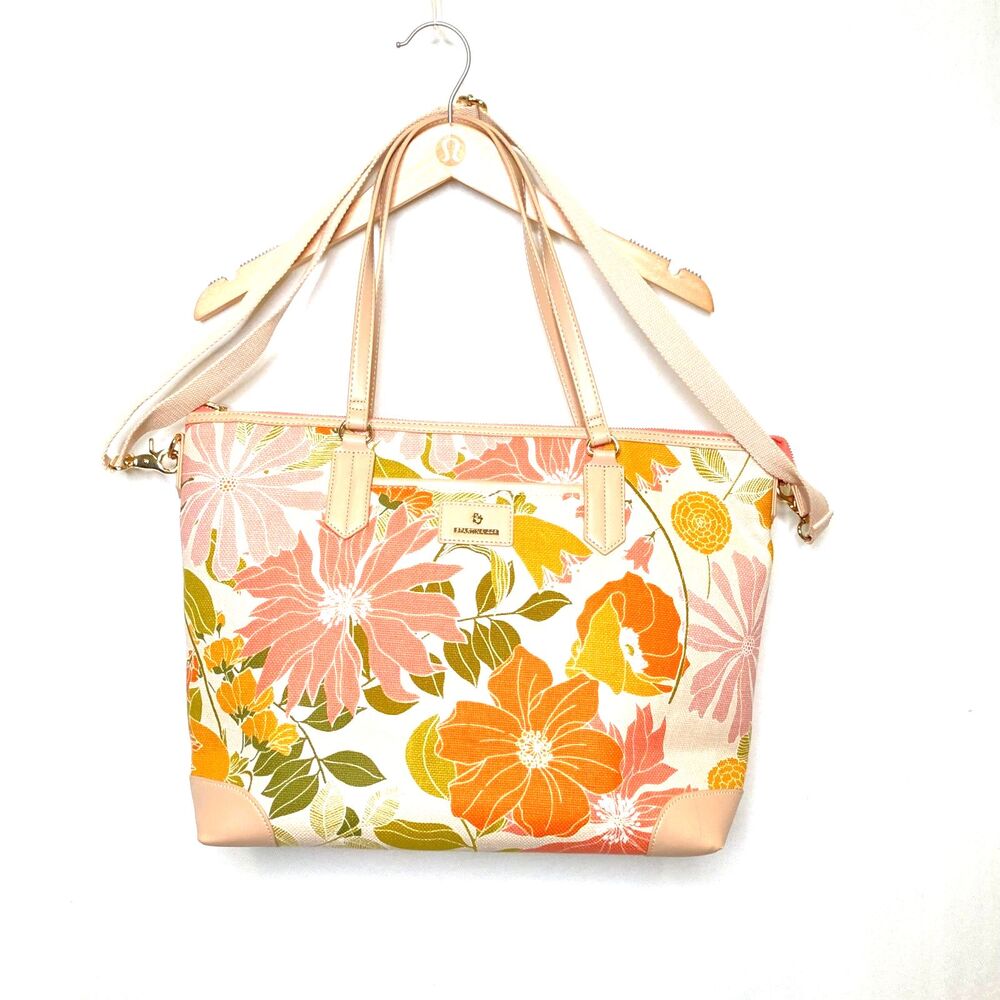 Spartina 449 XL Tech Tote Honey Horn Travel Bag Protects Laptop Trolley Sleeve